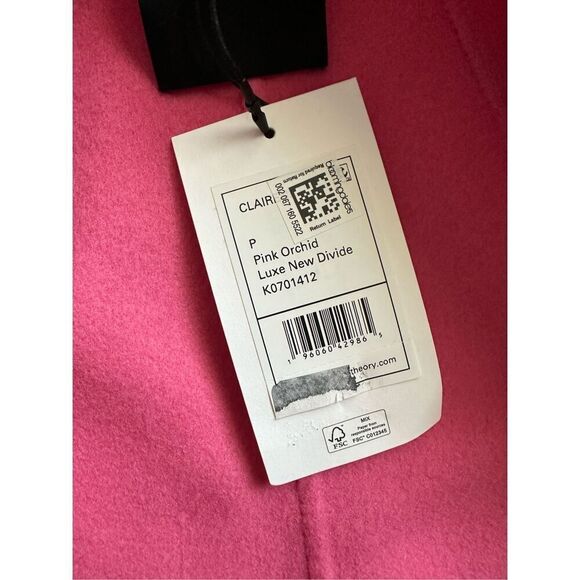 THEORY Clairene wool and cashmere-blend felt coat Size XS $665 - Picture 11 of 12